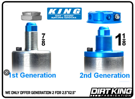 King 2.5 x 2.5 Bump Stops