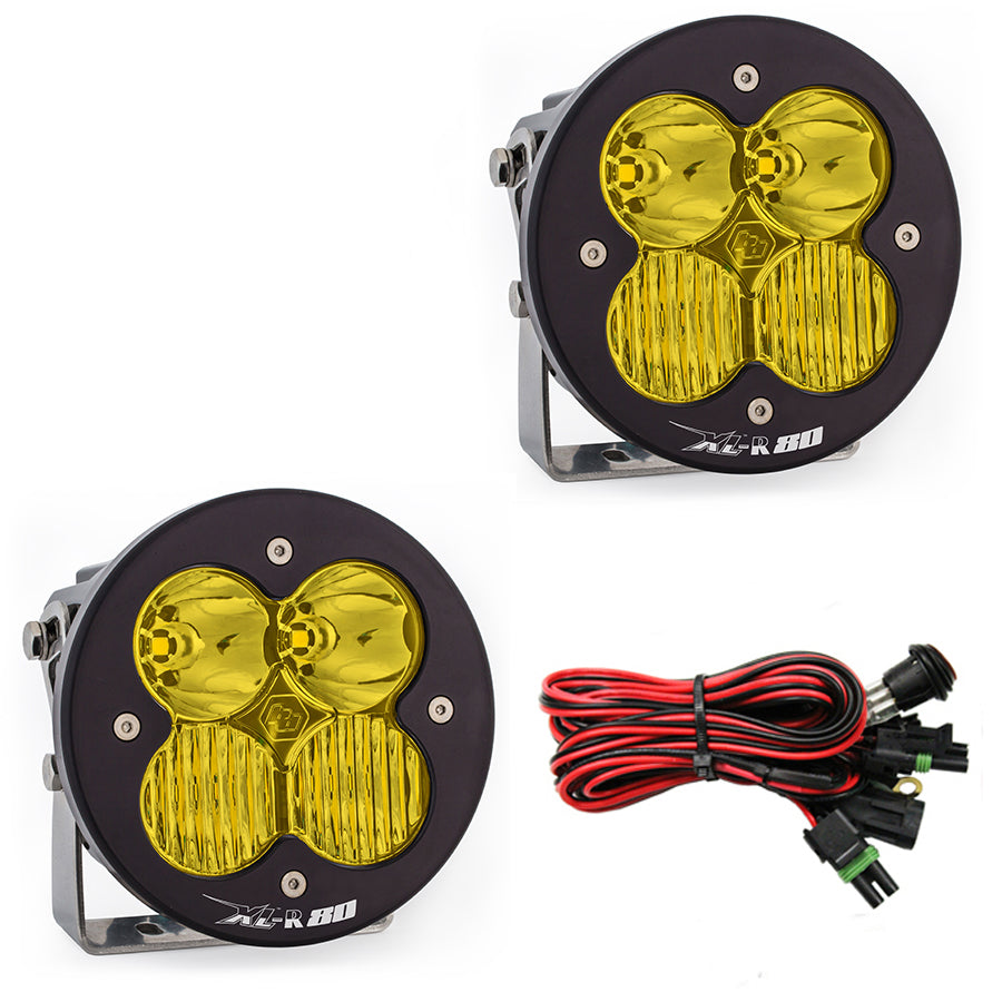 XL-R 80 LED Auxiliary Light Pod Pair - Universal